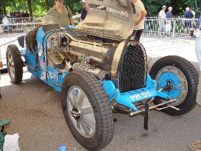 A 1933 Bugatti  