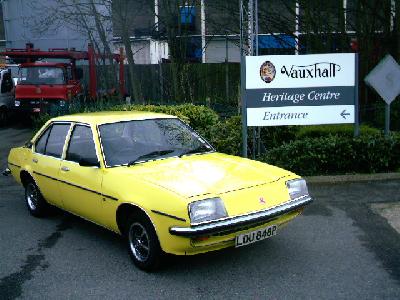 A 1975 Vauxhall  