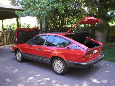A 1980 Alfa Romeo  