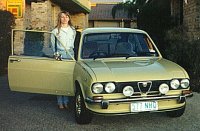 A 1982 Alfa Romeo  