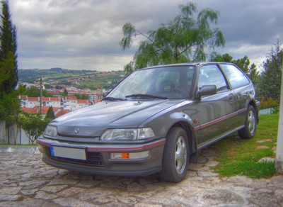 A 1990 Honda  