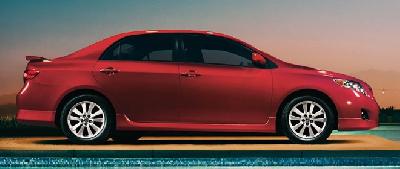 A 2009 Toyota Corolla 