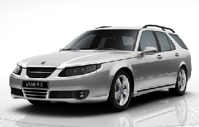 A 2009 Saab  