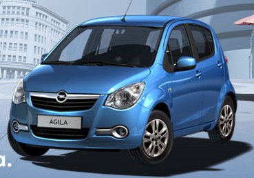 A 2010 Opel Agila 