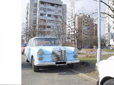 A 1960 Mercedes-Benz  