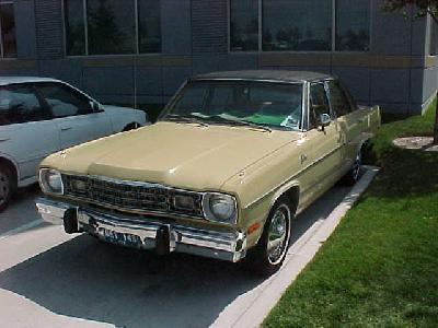 A 1973 Plymouth  