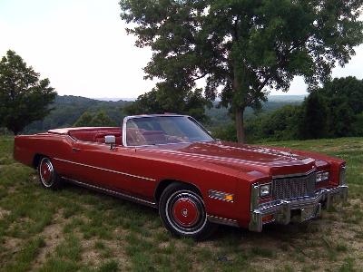 A 1976 Cadillac  