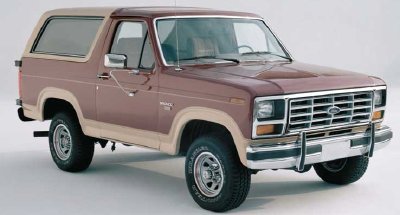1985 Ford bronco ii curb weight