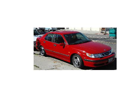 A 2000 Saab  