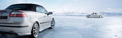A 2007 Saab  