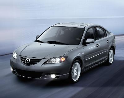 A 2008 Mazda 3 