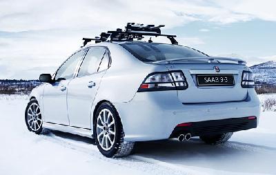 A 2009 Saab  