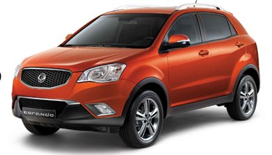 A 2010 SsangYong  